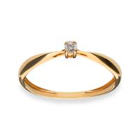Sortija diamante oro 18 quilates