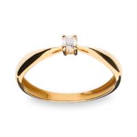 Sortija diamante oro 18 quilates