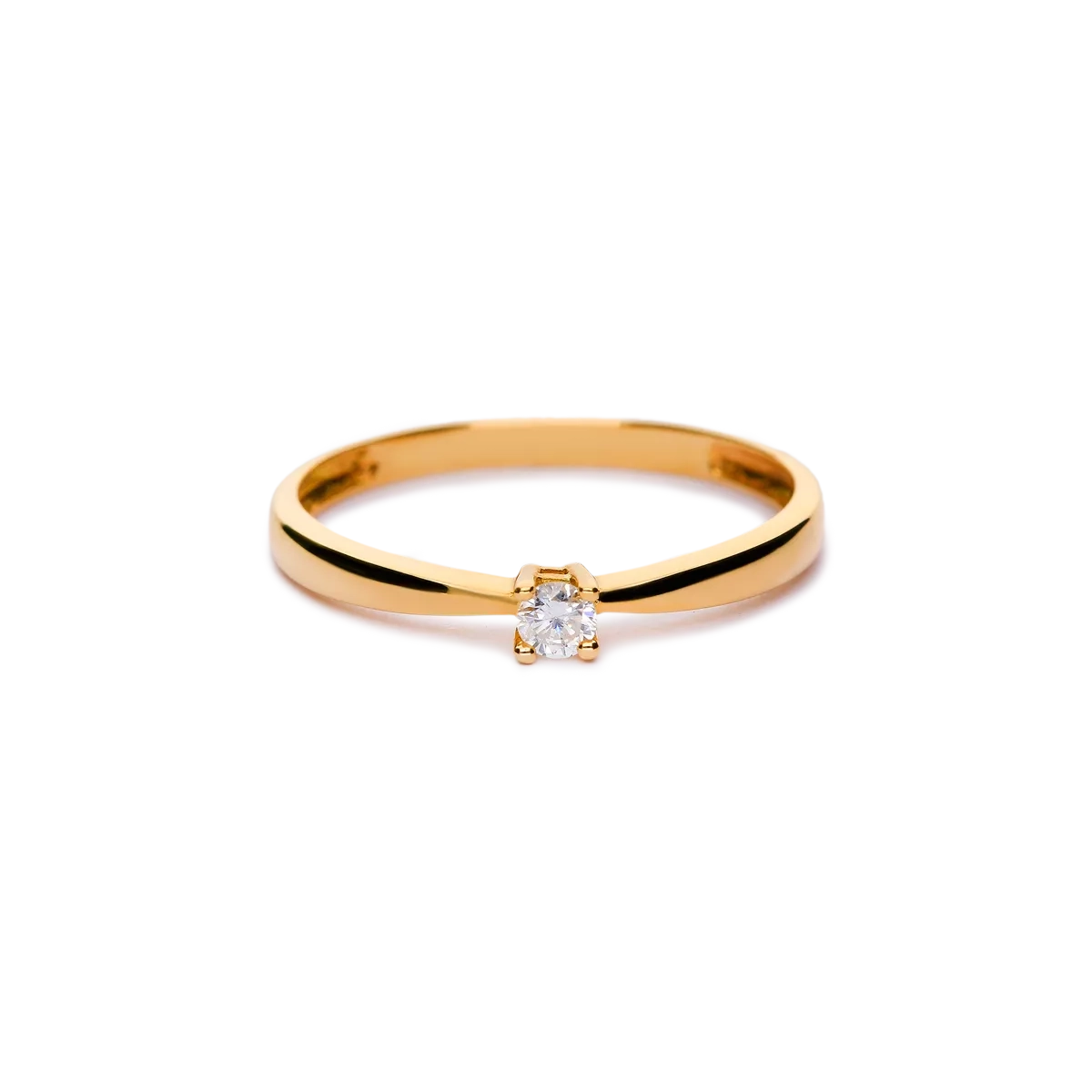 Anillo diamante oro 18 quilates SUN