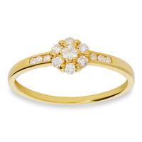 Sortija diamante oro 18 quilates