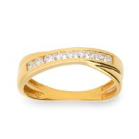 Sortija diamante oro 18 quilates