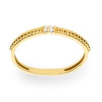 Sortija diamante oro 18 quilates