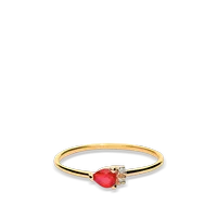 Sortija diamante oro 18 quilates