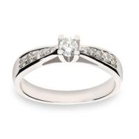 Sortija diamante oro 18 quilates