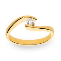 Sortija diamante oro 18 quilates