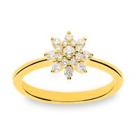 Sortija diamante oro 18 quilates
