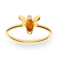 Sortija diamante oro 18 quilates