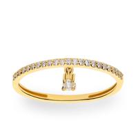 Sortija diamante oro 18 quilates