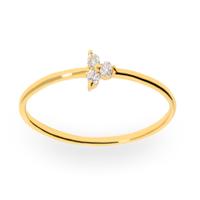 Sortija diamante oro 18 quilates
