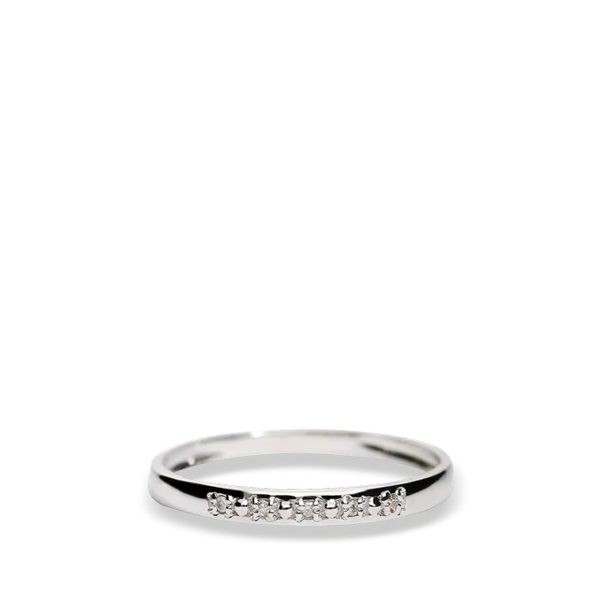 Anillo diamante natural oro 18 quilates