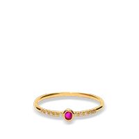 Sortija diamante oro 18 quilates