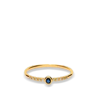 Sortija diamante oro 18 quilates