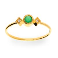 Sortija diamante oro 18 quilates
