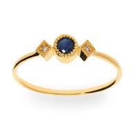 Sortija diamante oro 18 quilates