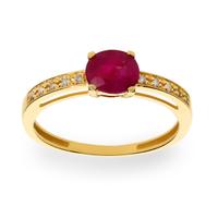 Sortija diamante oro 18 quilates
