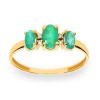 Sortija diamante oro 18 quilates