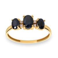 Sortija diamante oro 18 quilates