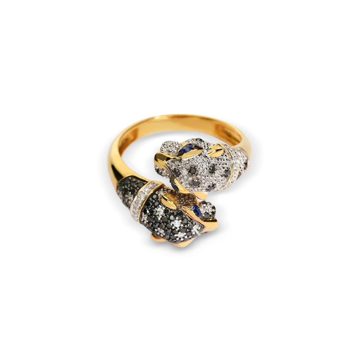 Anillo diamante oro 18 quilates SNOW LEOPARD