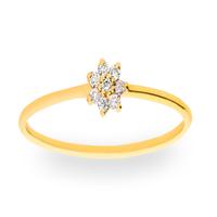 Sortija diamante oro 18 quilates
