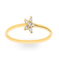 Sortija diamante oro 18 quilates