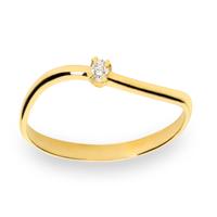 Sortija diamante oro 18 quilates