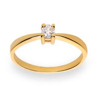 Sortija diamante oro 18 quilates