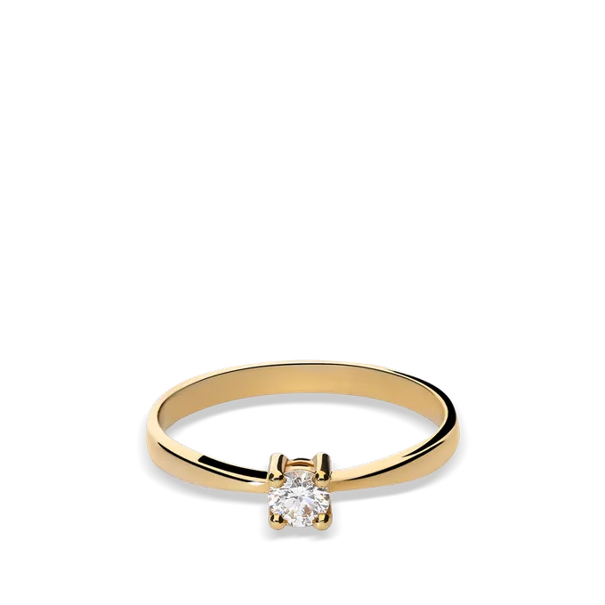 Anillo diamante oro 18 quilates SUN