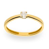 Sortija diamante oro 18 quilates