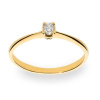 Sortija diamante oro 18 quilates