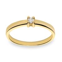 Sortija diamante oro 18 quilates