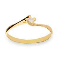 Sortija diamante oro 18 quilates