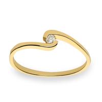 Sortija diamante oro 18 quilates