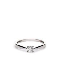 Sortija diamante oro 18 quilates