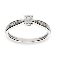 Sortija diamante oro 18 quilates