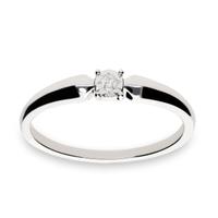 Sortija diamante oro 18 quilates