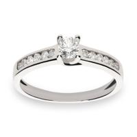 Sortija diamante oro 18 quilates