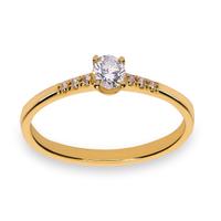Sortija diamante oro 18 quilates