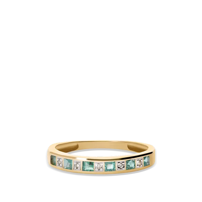 Anillo diamante oro 18 quilates