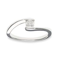 Sortija diamante oro 18 quilates