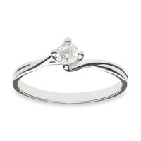 Sortija diamante oro 18 quilates