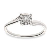 Sortija diamante oro 18 quilates