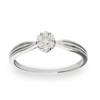 Sortija diamante oro 18 quilates