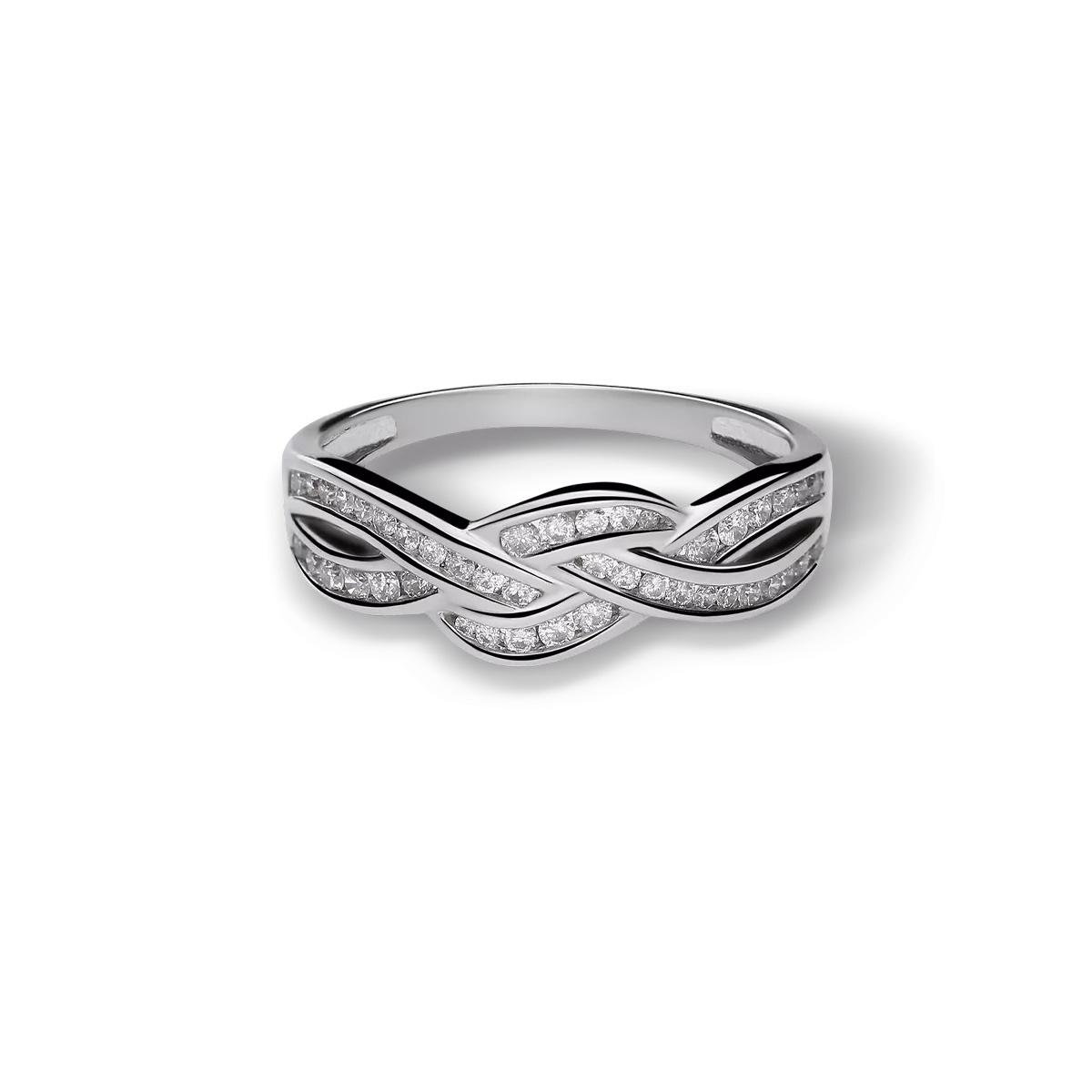 Anillo diamante natural oro 18 quilates