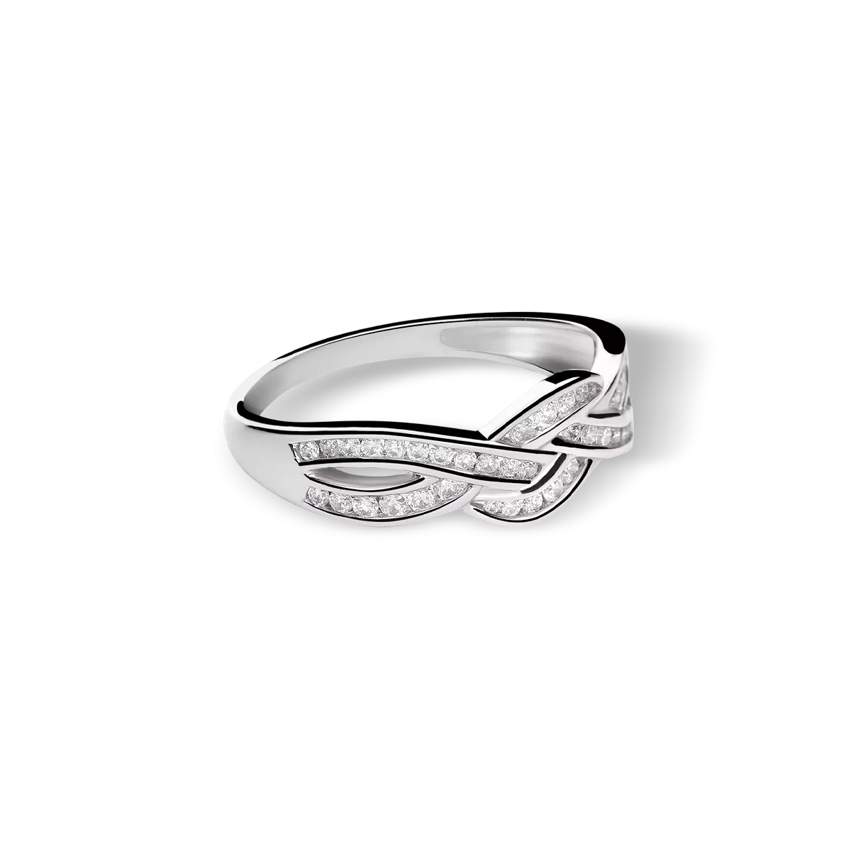 Anillo diamante natural oro 18 quilates