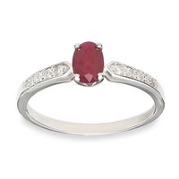Sortija diamante oro 18 quilates