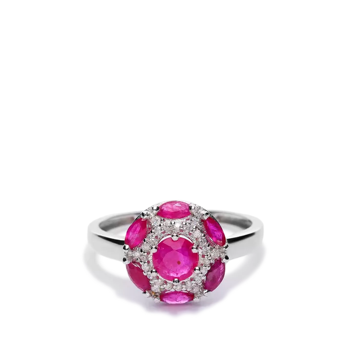 Anillo diamante oro 18 quilates FLAME