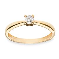 Sortija diamante oro 18 quilates