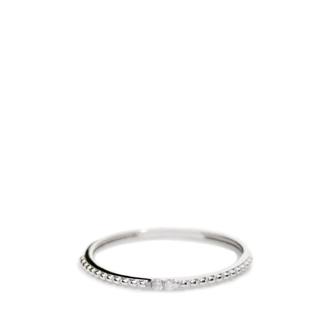 Anillo diamante natural 0.02 ct. oro 18 quilates