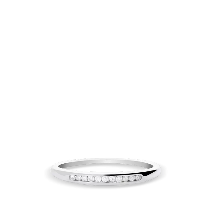 Anillo diamante natural 0.11 ct. oro 18 quilates METEOROIDS