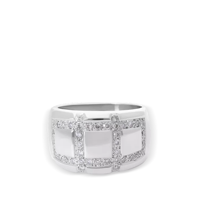 Anillo diamante natural 0.48 ct. oro 18 quilates LUMINAIRE 80s